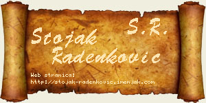 Stojak Radenković vizit kartica